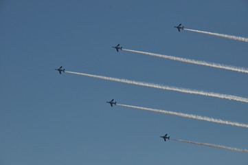 航空ショー　雲