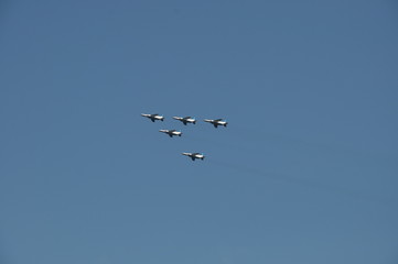 航空ショー　雲