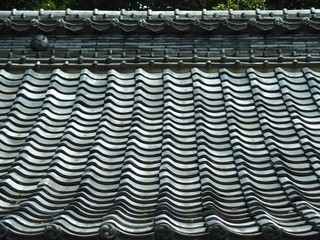 神社本殿の屋根