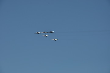 航空ショー　雲