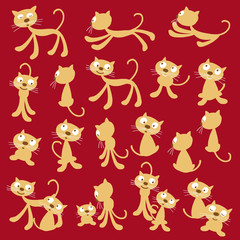 可愛いネコ　イラスト