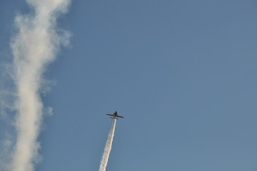 航空ショー　雲