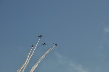 航空ショー　雲