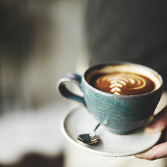 Coffee Cup Cappoccino Restaurant Coffee Shop Concept