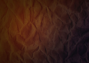 Crumpled paper texture abstract retro background