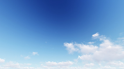 Cloudy blue sky abstract background, 3d illustration