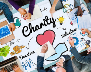 Charity Donate Welfare Generosity Charitable Giving Concept