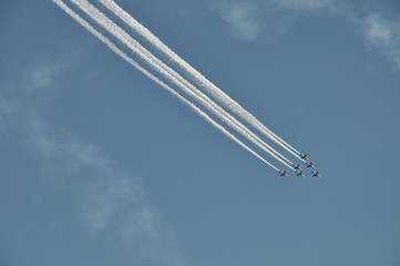 航空ショー　雲