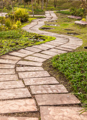  walkway in garden