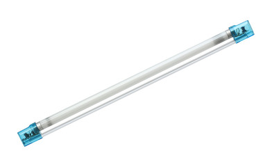 Fluorescent lamp with batten fitting (with clipping path) isolat