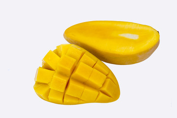 mango fruit isolated on white background