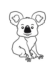 small sitting sweet plush koala