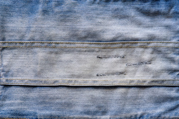 Blue denim jeans texture or background