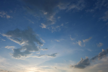 beautiful dramatic sunset sky, image scenic background