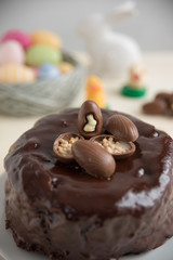 Schokoladentorte für Ostern