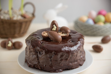 Schokoladentorte für Ostern