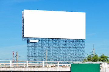 Obraz premium large Blank billboard ready for new advertisement
