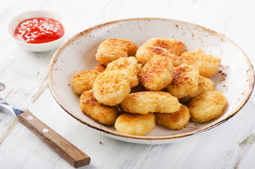 Crispy chicken nuggets