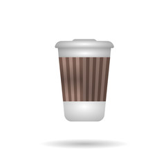 The cup of coffee, vector