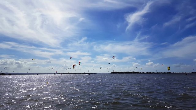 Kitesurfing