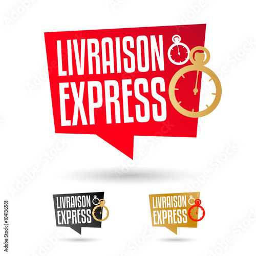 "Livraison express" fichier vectoriel libre de droits sur la banque d