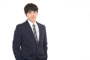 笑顔のビジネスマン