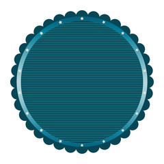 Vector illustration of simple blank tag