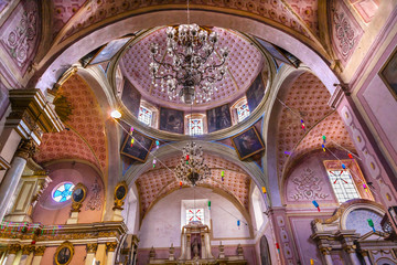 Fototapeta na wymiar Basilica Templo Del Oratorio De San Felipe Neri Church San Miguel de Allende