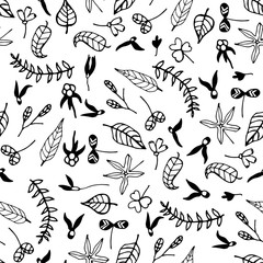 Floral elegant seamless pattern.