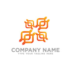 Fire Abstract Logo