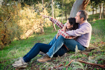 Happy Smiling Couple in love