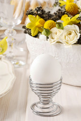 Easter decorations in egg shells