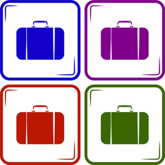 Travel bag icon