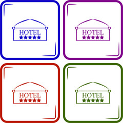 Plate hotel icon