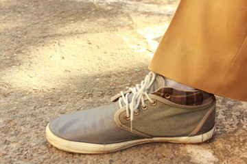 Naklejka premium bonding results shoes gray