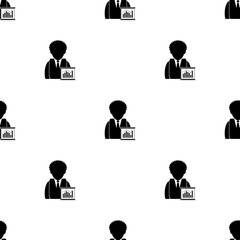 Businessman - Business chart