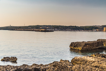 Bay on the Adriatic sea