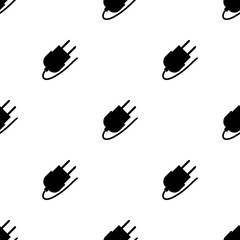 The power plug for the AC grounding