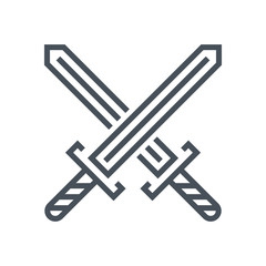 Crossing swords icon