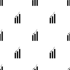 Vector icon graph falls