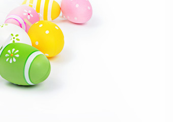 Wielkanoc - kolorowe jajka - obrazy, fototapety, plakaty
