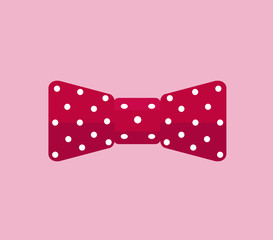 Business Accessory Bow Tie Design Flat