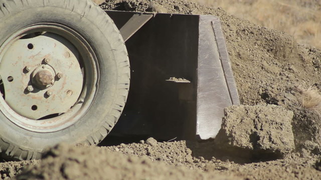  excavation work at construction site