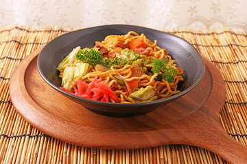 おいしそうな焼きそば