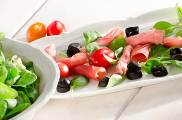 Serrano ham as a small Starter