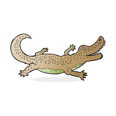 cartoon crocodile