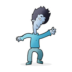 cartoon halloween vampire