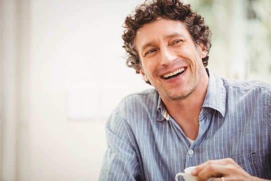 Portrait of mature man smiling
