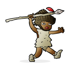 cartoon caveman