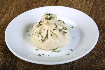 Khinkali - caucasian dumplings